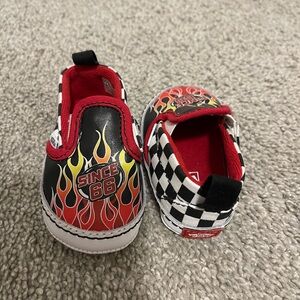 Vans Flame Checkered Baby Shoes
